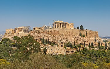 Attica 06-13 Athens 50 View from Philopappos - Acropolis Hill.jpg