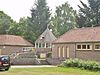 Bosbad De Vuursche Bosbad, paviljoens, kleedruimten en entreegebouw