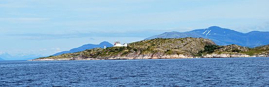 Île de Barøya et son phare.