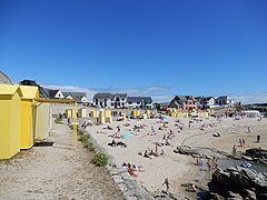 Batz-sur-Mer - Plage St Michel et ses cabines