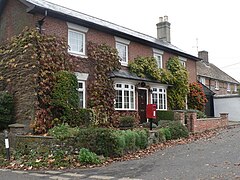 Bishopstone, old post office and postbox № SP5 244, Croucheston - geograph.org.uk - 1030436.jpg