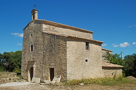 L'ermitage accolé à la façade sud de la chapelle.