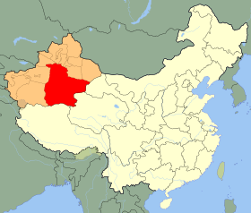 Localisation de Préfecture autonome mongole de Bayin'gholin