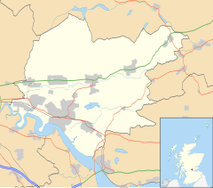 Muckhart is located in Clackmannanshire