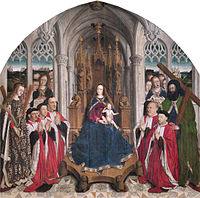 Virgen dels Consellers, de Lluis Dalmau, ca. 1445.