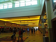 Terminal at Dane County Regional Airport Dane County Regional Airport Terminal - panoramio.jpg