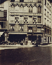 Passage du Caire et café, place du Caire en 1903 (Eugène Atget).