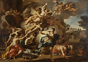 フランチェスコ・ソリメーナ『オレイテュイアの誘拐』1730年頃 ウォルターズ美術館所蔵