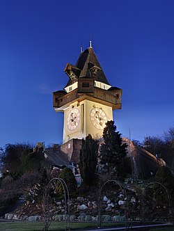 The Grazer Schloßberg Clock Tower