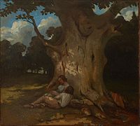 The Big Oak, by Gustave Courbet (1843).