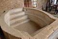 Krstný bazén v baptistériu Chrámu Svätej Múdrosti
