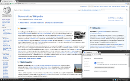 Homepage di Wikipedia su Chromium 51