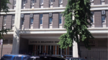 The outside of the Louis D. Brandeis High School Campus of where Innovation Diploma Plus High School is located on the right side of the fourth floor. InnovationDiplomaPlusOutsideBuilding.png