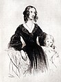 Jane Stirling, af Devéria (ca. 1830).