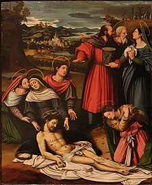 Juan de Juanes, La Déploration du Christ.