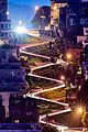 Lombard Street nocą