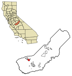 Location in Madera County, California