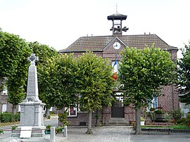 The town hall in Wambaix