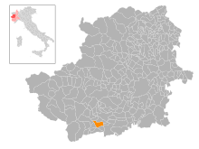 Localisation de Bricherasio