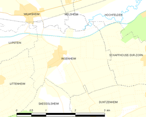 Poziția localității Ingenheim