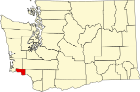 Localisation de Comté de Wahkiakum(Wahkiakum County)