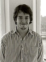 Matthew Broderick in Sweden to promote Ferris Bueller's Day Off in 1986.