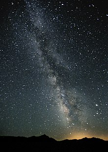 The Milky Way as seen from a dark site with little light pollution Milky Way Night Sky Black Rock Desert Nevada.jpg