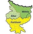 Mithila region of Bihar & Jharkhand