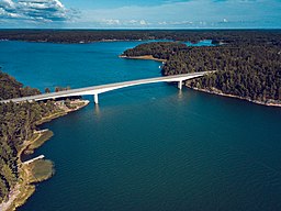 Flygfoto av Norrströmsbron