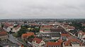 Blick vom Turm der Stadtkirche auf die Bruchstraße