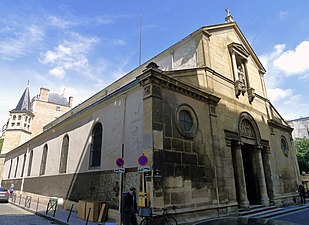 Vue générale de l'église depuis la rue de l'Annonciation.