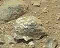 2012年9月2日，「好奇號」觀察到的火星「未命名-20120902」岩石。
