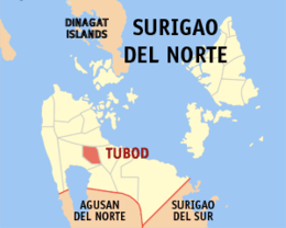 Tubod – Mappa