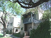 Different view of the Greystone Apartments which were built in 1930 and is located at 645-649 N. Fourth Ave. It was listed in the Phoenix Historic Property Register in September 1986 .