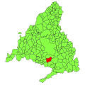 Розташування муніципалітету у автономній спільноті Мадрид