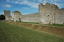 Portchester Castle, Hampshire: Roman walls and medieval keep Portchester Castle - geograph.org.uk - 1413970.jpg