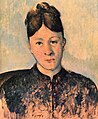 Paul Cézanne: Porträt der Mme Cézanne, um 1885, Privatbesitz