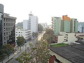 Avenida Marechal Castelo Branco, no centro da cidade de Resende