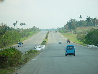 Hovedvei i Matanzas, Cuba