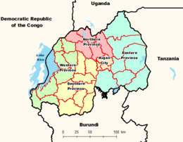 Districten van Rwanda