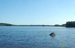 Norra spetsen av Säfsjön i Degerfors