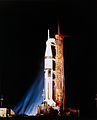 Saturn IB na štartovacom komplexe 34
