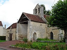 L'église Saint-Aignan de Saint-Aigny, en 2011.