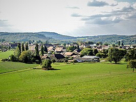 Gezicht op Sancey-le-Grand