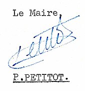 signature de Pierrette Petitot