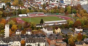 Stadion Wetzlar aus der Luft