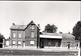 Bâtiment de la gare en 1991.