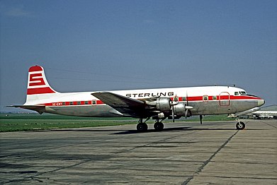 Sterling Airways Douglas DC-6B SE-ENY, 1971