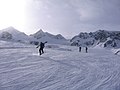 Skifahrbild vom Stubaier Gletscher