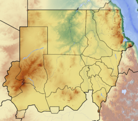 کوه البا در سودان واقع شده